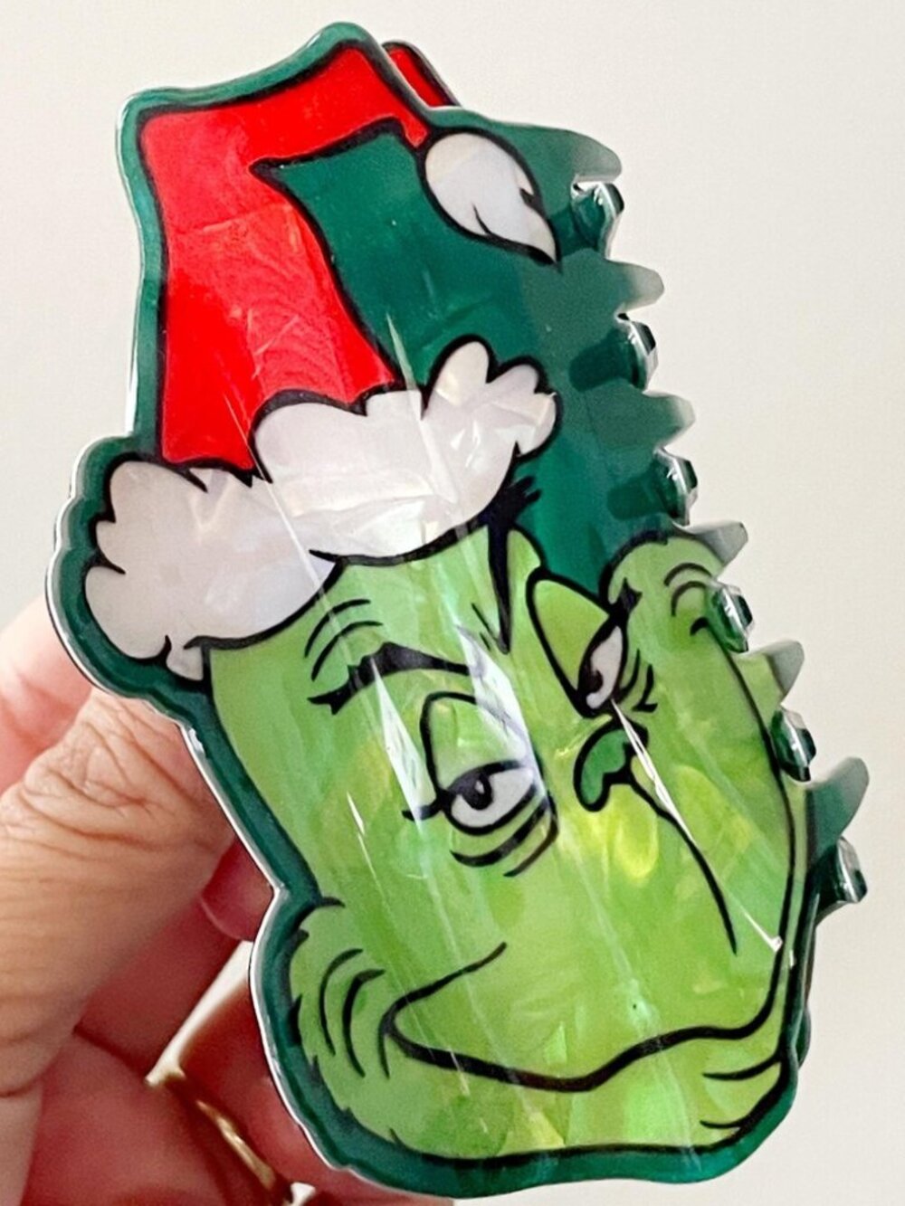 The Grinch Hair Clip